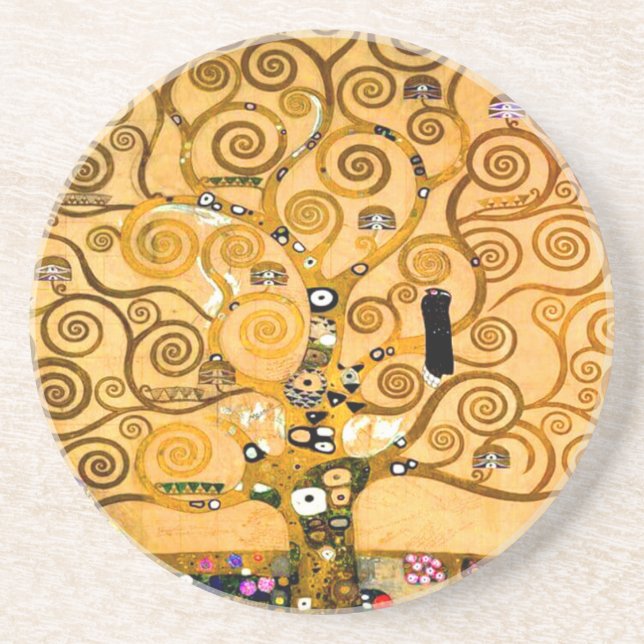 Gustav Klimt Livets Träd Underlägg (Framsidan)
