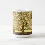Gustav Klimt livets trädmugg Kaffemugg<br><div class="desc">Gustav Klimt livets trädmugg. En symbolisk målning från Gustav guld- Klimts arrangerar gradvis avslutat i 1909. En underbar gåva för fläktar av art nouveau,  Gustav Klimt och symbolisk målning.</div>