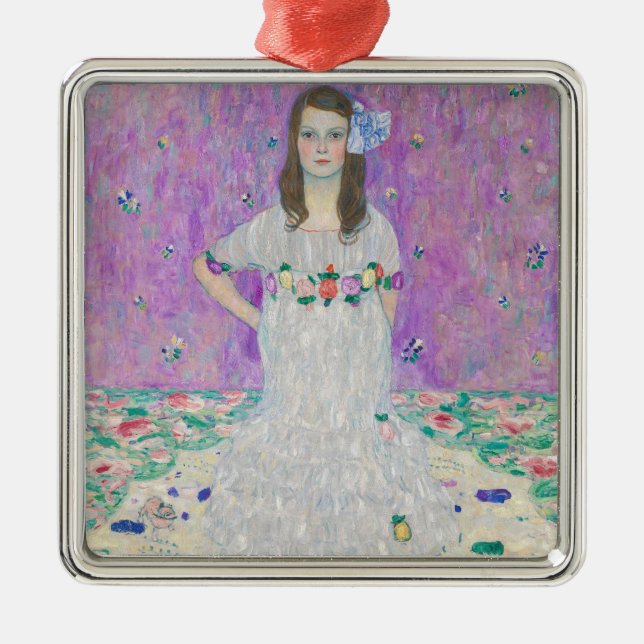 Gustav Klimt - Mada Primavesi Julgransprydnad Metall (Framsidan)