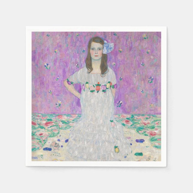 Gustav Klimt - Mada Primavesi Pappersservett (Framsidan)