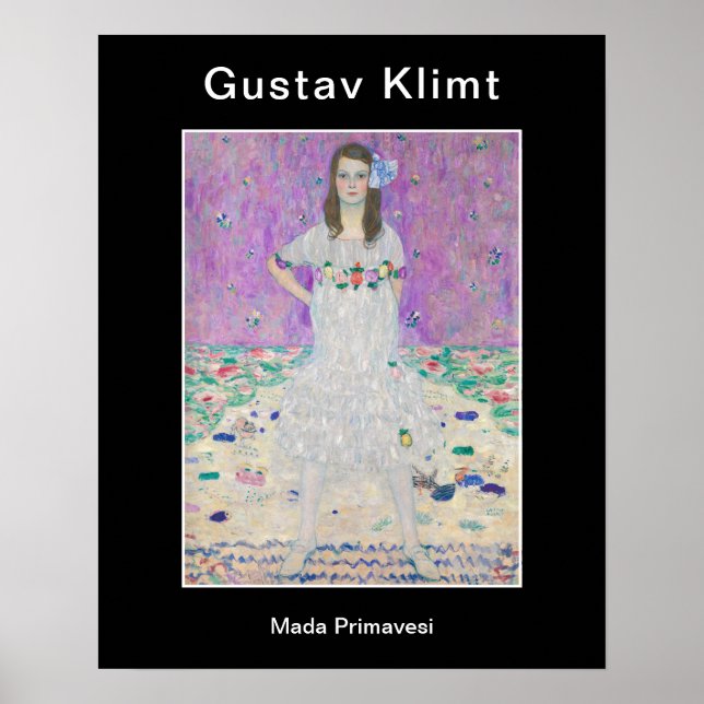Gustav Klimt - Mada Primavesi Poster (Framsidan)