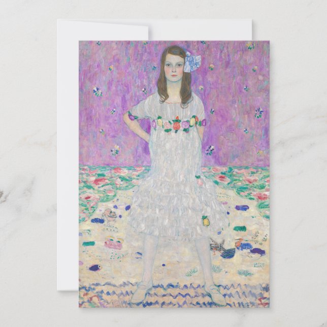 Gustav Klimt - Mada Primavesi Tack Kort (Framsida)