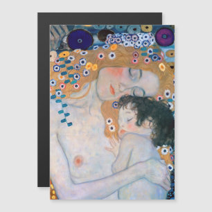 Gustav Klimt - Magnetikkort för Mor och barn