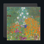 Gustav Klimt - Magnetkort för Blomsterträdgård<br><div class="desc">Blomsterträdgård - Gustav Klimt 1905-1907</div>