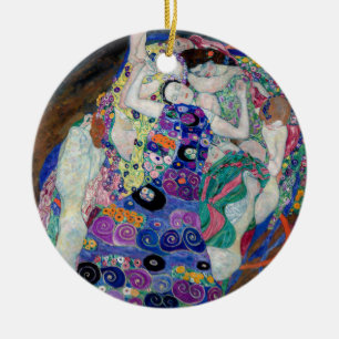 Gustav Klimt målar Junggin Julgransprydnad Keramik