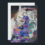 Gustav Klimt målar Junggin Julkort<br><div class="desc">Gustav Klimt's Virgin (1913)</div>
