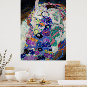 Gustav Klimt målar Junggin Poster