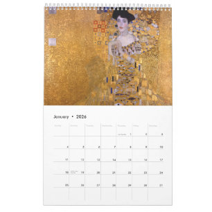 Gustav Klimt-målarkonst Kalender