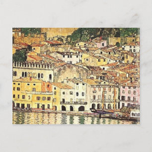Gustav Klimt-Malcesine på Sjö Garda Vykort