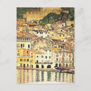 Gustav Klimt - Malcesine på Sjö Garda Vykort