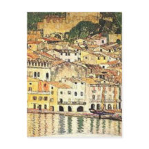 Gustav Klimt - Malcesine på Sjö Garda