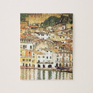 Gustav Klimt - Malcesine på sjön Garda Pussel