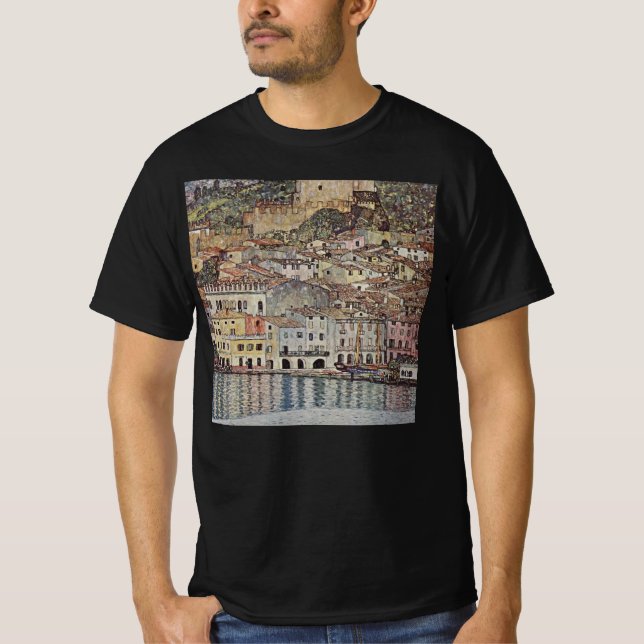 Gustav Klimt - Malcesine (Sjö Garda, Italien)  T Shirt (Framsida)