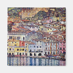 Gustav Klimt - Malcesine vid Gardasjön Italien Magnet