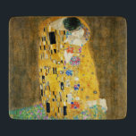 Gustav Klimt, målning av Kiss Vintage Art nouveau<br><div class="desc">Gustav Klimt The Kiss Vintage Art nouveau Painting the Kiss (på tyska: Der Kuss) målades av den österrikiska symbolmålaren Gustav Klimt mellan 1907 och 1908, höjdpunkten för hans gyllene period, när han målade ett antal verk i ett liknande gyldat stil. Målningen betraktas allmänt som ett mästerverk i den moderna tiden...</div>