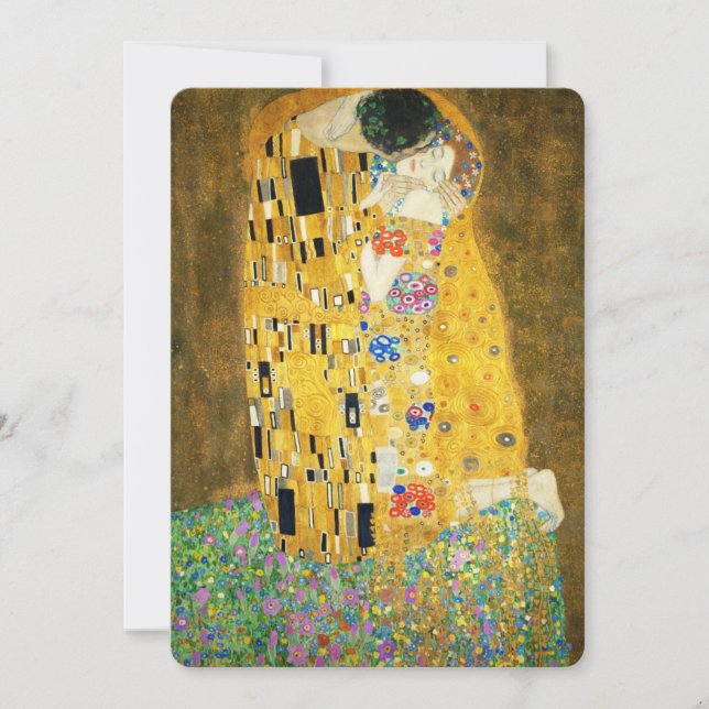 Gustav Klimt, målning av Kiss Vintage Art nouveau (Framsida)