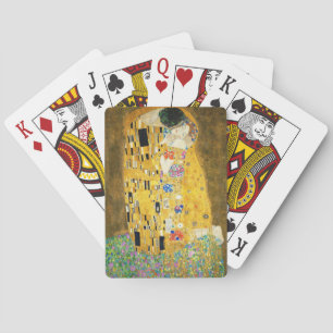 Gustav Klimt, målning av Kiss Vintage Art nouveau Spel Kort