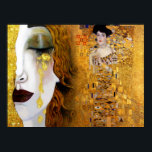 Gustav Klimt, målning, kollage, kombinerad konst Poster<br><div class="desc">Gustav Klimt, målning, kollage, kombinerad konst</div>