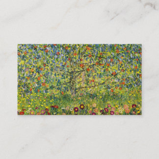 Gustav Klimt målningart nouveau det Apple träd Visitkort