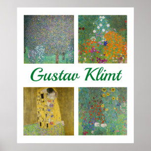 Gustav Klimt Masterbit Patchwork Poster