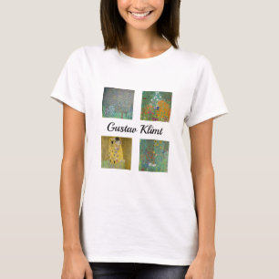 Gustav Klimt Masterbit Patchwork T Shirt