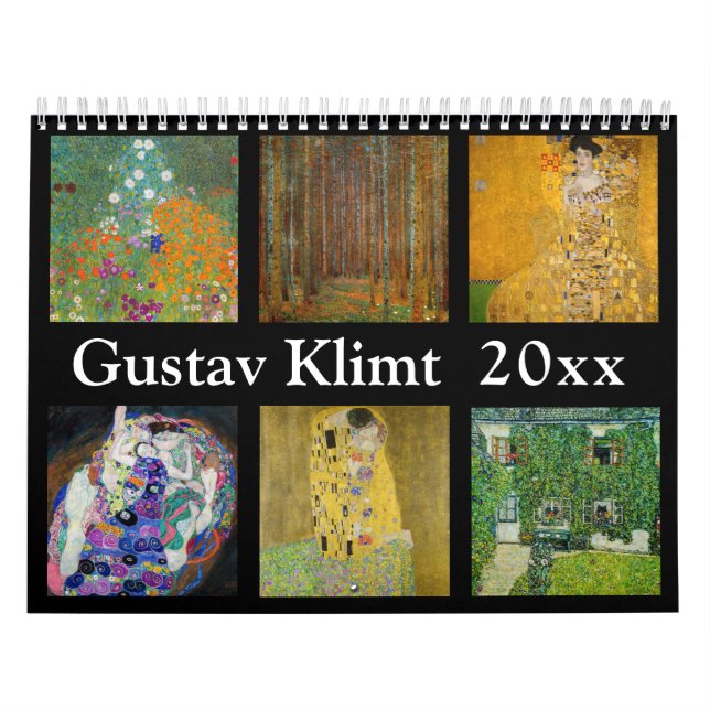 Gustav Klimt-mästerverk Kalender (Omslag)