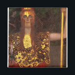 Gustav Klimt - Minerva eller Pallas Athena Magnet<br><div class="desc">Gustav Klimt - Minerva eller Pallas Athena</div>