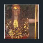 Gustav Klimt - Minerva eller Pallas Athena Magnet<br><div class="desc">Gustav Klimt - Minerva eller Pallas Athena</div>