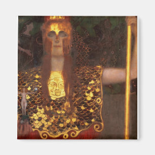 Gustav Klimt - Minerva eller Pallas Athena Magnet