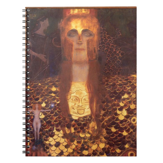 Gustav Klimt Minerva Pallas Athena Anteckningsbok (Framsidan)