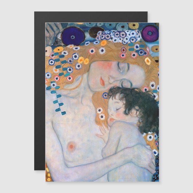 Gustav Klimt - Mor och Barn (Fram/baksida)