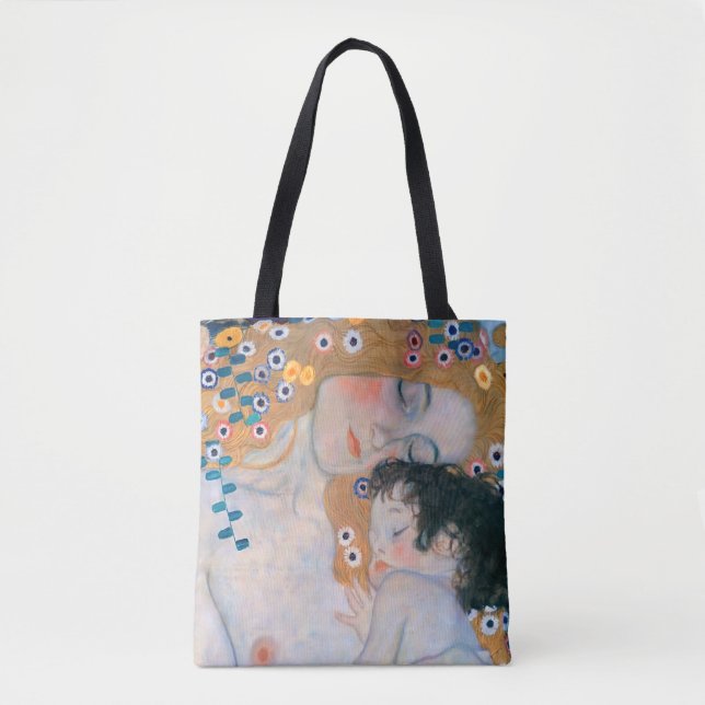 Gustav Klimt - Mor och Barn Tygkasse (Framsida)