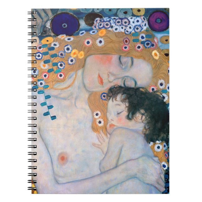 Gustav Klimt - Mor och Child Anteckningsbok (Framsidan)