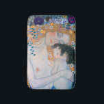 Gustav Klimt - Mor och Child Badrumsmatta<br><div class="desc">Mor and Child (Detailed of Three Ages of Woman) - Gustav Klimt,  Oil on Canvas,  1905</div>
