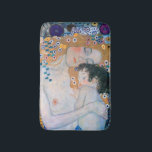 Gustav Klimt - Mor och Child Badrumsmatta<br><div class="desc">Mor and Child (Detailed of Three Ages of Woman) - Gustav Klimt,  Oil on Canvas,  1905</div>