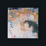 Gustav Klimt - Mor och Child Bricka<br><div class="desc">Mor and Child (Detailed of Three Ages of Woman) - Gustav Klimt,  Oil on Canvas,  1905</div>