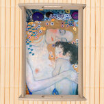 Gustav Klimt - Mor och Child Frukostbricka<br><div class="desc">Mor and Child (Detailed of Three Ages of Woman) - Gustav Klimt,  Oil on Canvas,  1905</div>