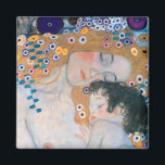Gustav Klimt - Mor och Child Magnet<br><div class="desc">Mor and Child (Detailed of Three Ages of Woman) - Gustav Klimt,  Oil on Canvas,  1905</div>