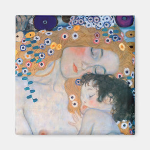 Gustav Klimt - Mor och Child Magnet