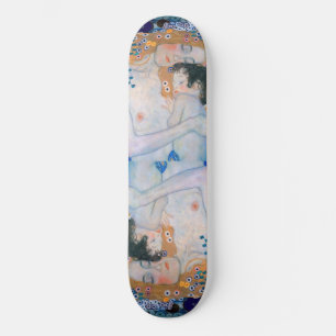 Gustav Klimt - Mor och Child Mini Skateboard Bräda 18,5 Cm