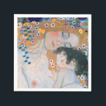 Gustav Klimt - Mor och Child Pappersservett<br><div class="desc">Mor and Child (Detailed of Three Ages of Woman) - Gustav Klimt,  Oil on Canvas,  1905</div>