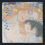 Gustav Klimt - Mor och Child Stenunderlägg<br><div class="desc">Mor and Child (Detailed of Three Ages of Woman) - Gustav Klimt,  Oil on Canvas,  1905</div>