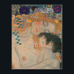 Gustav Klimt - Mor och Child Trätavla<br><div class="desc">Mor and Child (Detailed of Three Ages of Woman) - Gustav Klimt,  Oil on Canvas,  1905</div>