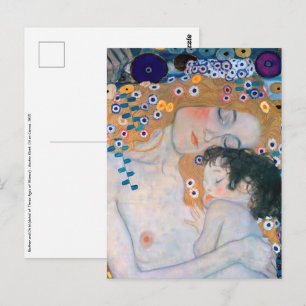 Gustav Klimt - Mor och Child Vykort