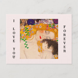 Gustav Klimt - Mother and Child Vykort