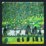 Gustav Klimt - Mountain Slope vid Unterach Fototryck<br><div class="desc">Mountain Slope at Unterach / Slope in a Forest on Attersee Sjö - Gustav Klimt,  Oil on Canvas,  1916</div>