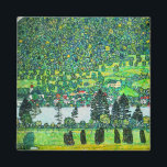 Gustav Klimt - Mountain Slope vid Unterach Magnet<br><div class="desc">Mountain Slope at Unterach / Slope in a Forest on Attersee Sjö - Gustav Klimt,  Oil on Canvas,  1916</div>
