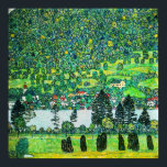 Gustav Klimt - Mountain Slope vid Unterach Poster<br><div class="desc">Mountain Slope at Unterach / Slope in a Forest on Attersee Sjö - Gustav Klimt,  Oil on Canvas,  1916</div>