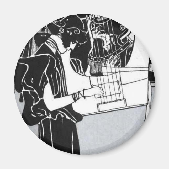 Gustav Klimt ~ Musik Magnet (Framsidan)