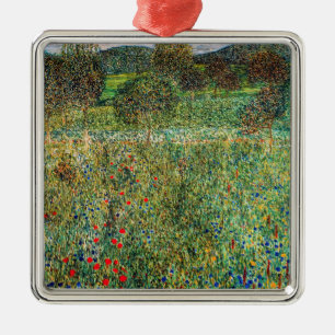Gustav Klimt - Orchard Julgransprydnad Metall